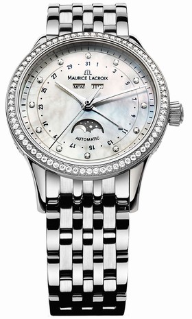 Maurice Lacroix Les Classiques Mother Of Pearl Dial Ladies Watch LC6057-SD502-17E