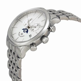 Maurice Lacroix Les Classiques Phase de Lune Silver Dial Chronograph Men's Watch LC1148-SS002-130