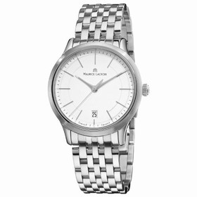 Maurice Lacroix Les Classiques Quartz SIlver Dial Stainless Steel Men's Watch LC1117-SS002130