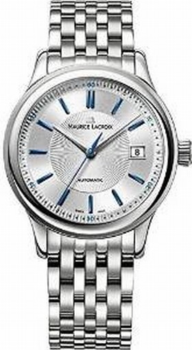 Maurice Lacroix Les Classiques Silver Dial Men's Automatic Stainless Steel Watch LC6027-SS002-133