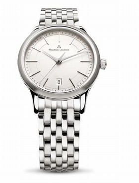 Maurice Lacroix Les Classiques Silver Dial Stainless Steel Men's Quartz Watch LC1117-SS002-130
