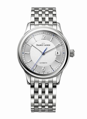 Maurice Lacroix Les Classiques Silver Dial Stainless Steel Watch LC6027-SS002-110