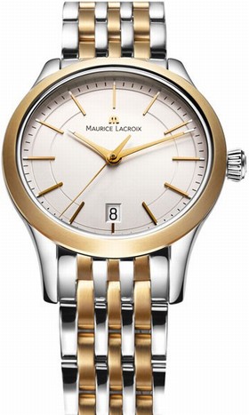Maurice Lacroix Les Classiques Silver Dial Two Tone Men's Watch LC1117-PVY13-130