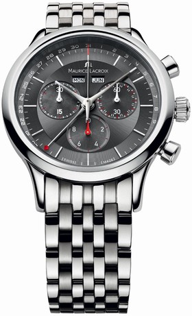 Maurice Lacroix Les Classiques Steel Chronograph Men's Watch LC1228-SS001-330