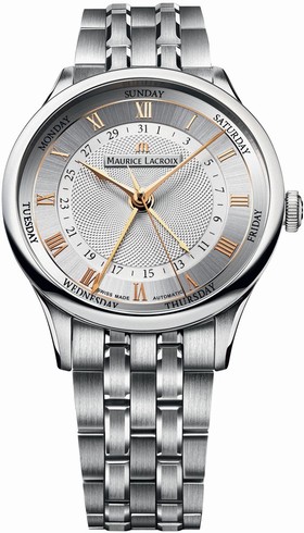 Maurice Lacroix Masterpiece Cinq Aiguilles Silver Dial Men's Watch MP6507-SS002-111