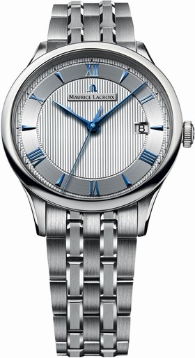 Maurice Lacroix Masterpiece Date Silver Dial Men's Watch MP6407-SS002-111