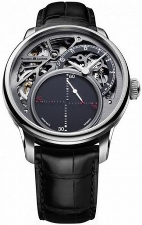 Maurice Lacroix Masterpiece Seconde Mysterieuse Skeleton Dial Automatic Men's Watch MP6558-SS001-095