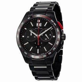Maurice Lacroix Miros Chronograph Black Dial Black PVD Men's Watch MI1028-SS002330