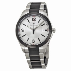 Maurice Lacroix Miros Date Silver Dial Stainless Steel Men's Watch MI1018-SS002131