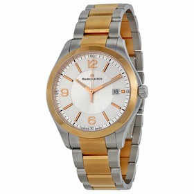 Maurice Lacroix Miros Date Silver Dial Two Tone Steel Men's Watch MI1018-PVP13130