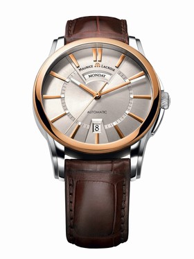 Maurice Lacroix Pontos Day & Date Silver Dial Automatic Men's Watch PT6158-PS101-13E