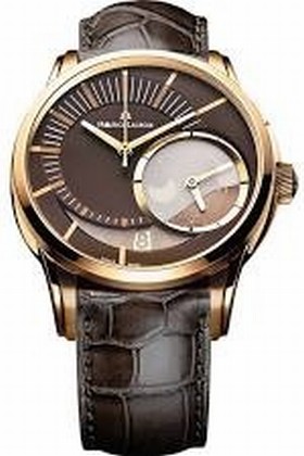 Maurice Lacroix Pontos Decentrique GMT Brown Dial Men's Watch PT6118-PG101-731