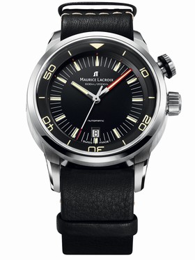 Maurice Lacroix Pontos S Diver Automatic Black Dial Men's Watch PT6248-SS001330
