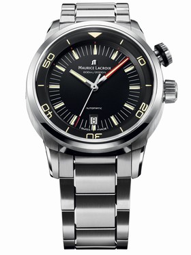 Maurice Lacroix Pontos S Diver Black Dial Men's Watch PT6248-SS002330