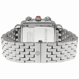Michele Chronograph White Dial Stainless Steel Ladies Watch MWW06A000012