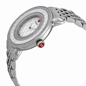 Michele Cloette Camee Diamond Mother of Pearl Dial Stainless Steel Ladies Watch MWW20E000008