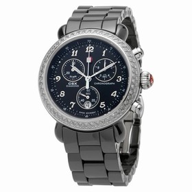 Michele CSX Black Ceramic Diamond Ladies Watch MWW03N000003