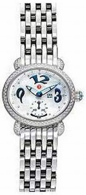 Michele CSX Blue Diamond Mini Ladies Watch MWW03F000035