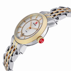 Michele CSX Elegance Mother of Pearl Dial Two-tone Ladies Watch MWW03T000064