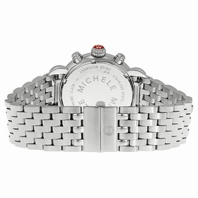 Michele CSX Signature Black Mother of Pearl Stainless Steel Ladies Watch MWW03M000192