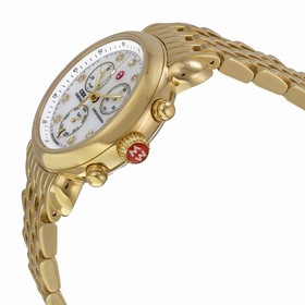 Michele CSX-36 Chronograph Diamond Gold-Tone Ladies Watch MWW03M000201