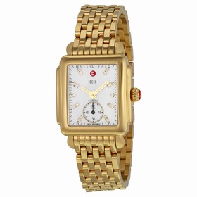 Michele Deco 16 Ladies Mother of Pearl Dial with Diamond Watch MWW06V000004