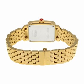 Michele Deco 16 Ladies Mother of Pearl Dial with Diamond Watch MWW06V000004