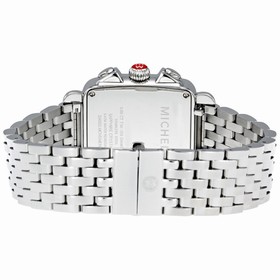 Michele Deco Day Chronograph Stainless Steel with Diamonds Ladies Watch MWW06P000116