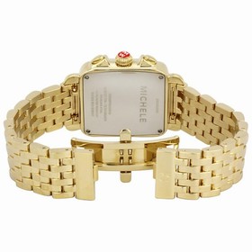 Michele Deco Day Diamond Gold-tone Ladies Watch MWW06P000016