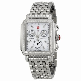 Michele Deco Day Mother of Pearl Dial Diamond Ladies Watch MWW06P000099