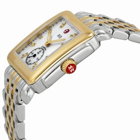 Michele Deco Mother of Pearl Dial Two-tone Ladies Watch MWW06V000042
