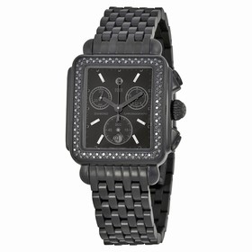 Michele Deco Noir Diamond Black IP Ladies Watch MWW06A000679