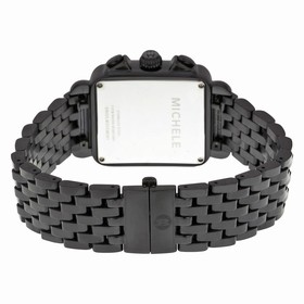 Michele Deco Noir Diamond Black IP Ladies Watch MWW06A000679