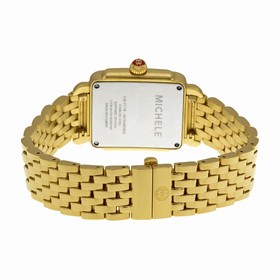 Michele Deco-16 Mother of Pearl Dial Diamond Bezel Ladies Watch MWW06V000003