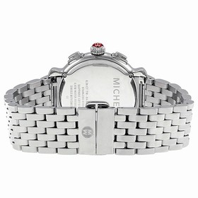 Michele Fluette Diamond Chronograph Stainless Steel Ladies Watch MWW24A000001
