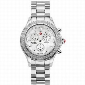 Michele Jetway Stainless Steel Ladies Watch MWW17C000007