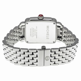 Michele Ladies Deco-16 Mother of Pearl Dial Steel Watch MWW06V000001