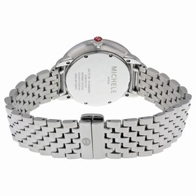 Michele Serein 16 Black Dial Stainless Steel Ladies Watch MWW21B000024