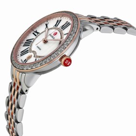 Michele Serein 16 Mother of Pearl Diamond Dial Two-tone Ladies Watch MWW21B000046