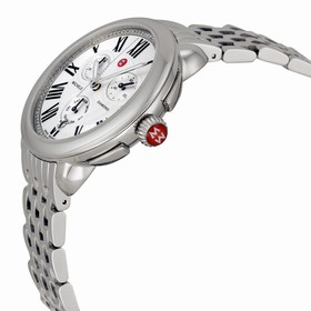Michele Serein Chronograph Diamond Stainless Steel Ladies Watch MWW21A000019