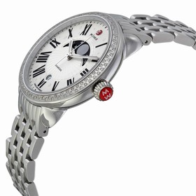 Michele Serein Diamond Matte Moon and Star Dial Ladies Watch MWW21D000002