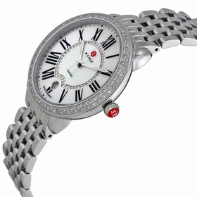 Michele Serein Mother of Pearl Dial Stainless Steel Ladies Watch MWW21B000030