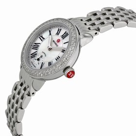 Michele Serein Mother of Pearl Dial Stainless Steel Ladies Watch MWW21E000001