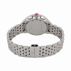 Michele Serein Silver Dial Chronograph Stainless Steel Ladies Watch MWW21A000001