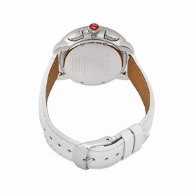 Michele Serein Silver Dial Silver Leather Ladies Watch MWW21A000005