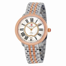 Michele Serein White Mother Of Pearl Dial Two-tone Ladies Watch MWW21B000048