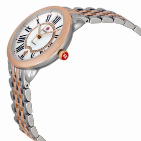 Michele Serein White Mother Of Pearl Dial Two-tone Ladies Watch MWW21B000048