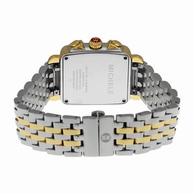 Michele Signature Deco Mother of Pearl 18kt Yellow Gold-plated Watch MWW06P0001