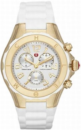 Michele Tahitian Jelly Bean Silver Dial Ladies Watch MWW12F000077