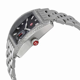 Michele Urban Mini Diamond Black Diamond Dial Watch MWW02A000403